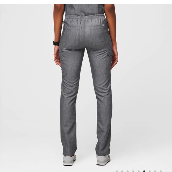 Never worn Figs scrub pants in color graphite. - Picture 6 of 9